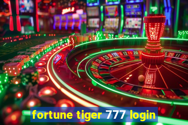 fortune tiger 777 login